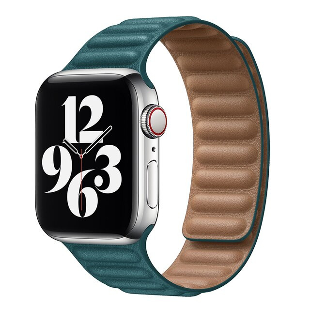 Ремешок для Apple Watch 42/44/45/49мм Azure Leather Link Small | Фото 1 из 3
