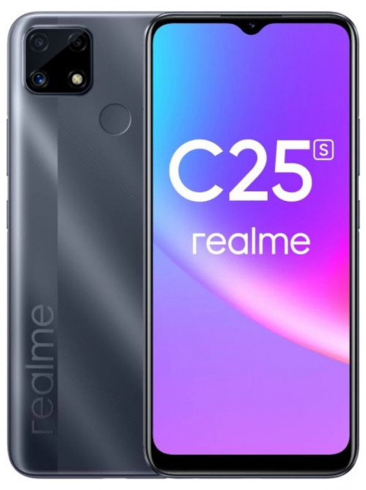 Смартфон Realme C25S 4/128GB Серый (Water Gray) EAC | Фото 1 из 6