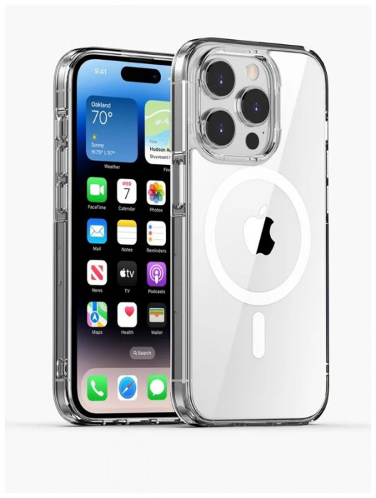 Чехол-накладка Gurdini Alba Series with Magsafe Clear для iPhone 14 Pro Max | Фото 2 из 2