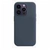 Чехол Silicone Case with Magsafe для iPhone 14 Pro Темно Синий (Midnight)