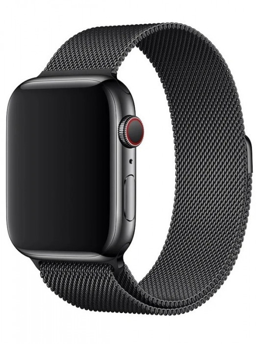 Ремешок Milanese Loop для Apple Watch 42/44/45/49мм Графит | Фото 2 из 2