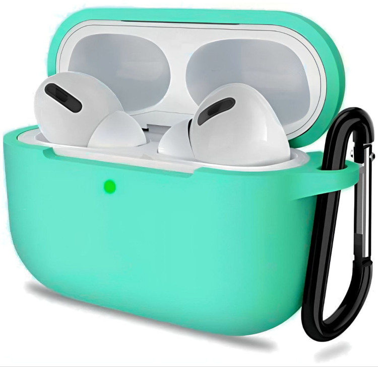 Чехол Silicone Case Protection на AirPods Pro 2 Салатовый