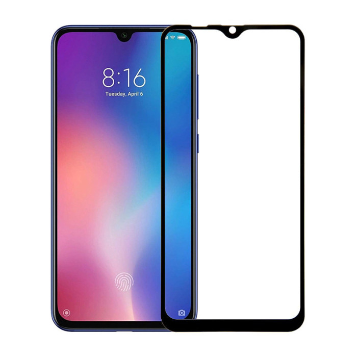 Защитное стекло для Xiaomi Mi 9 SE 2,5D Черное | Фото 2 из 2