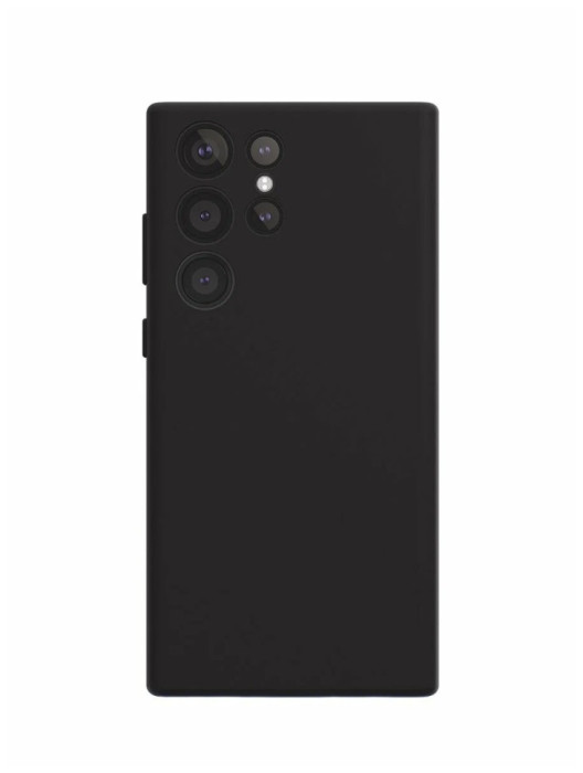 Чехол защитный VLP Liquid Silicone Case для Samsung Galaxy S23 Ultra черный | Фото 2 из 2