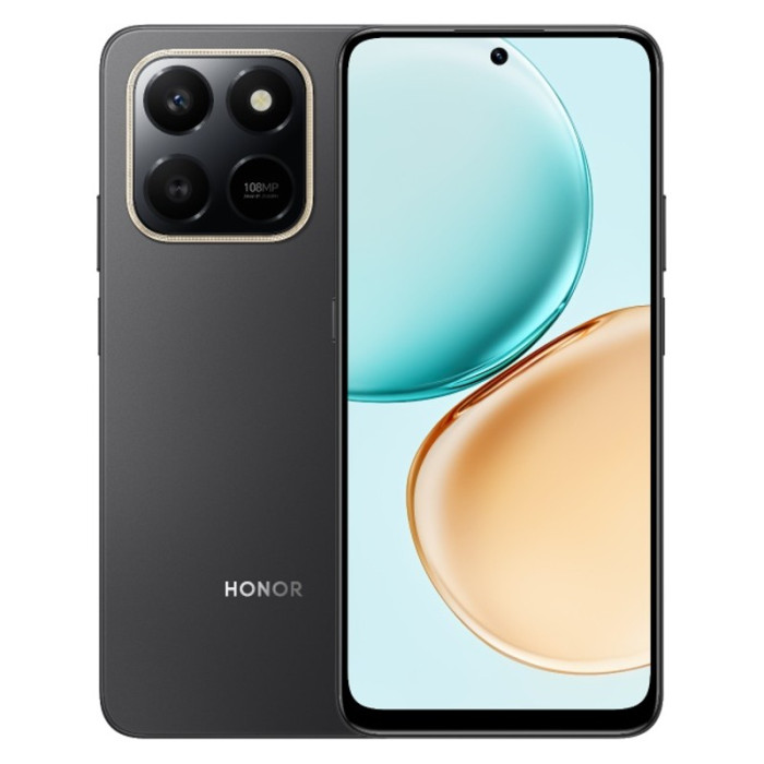 Смартфон Honor X7d 8/128GB Черный (Velvet Black)