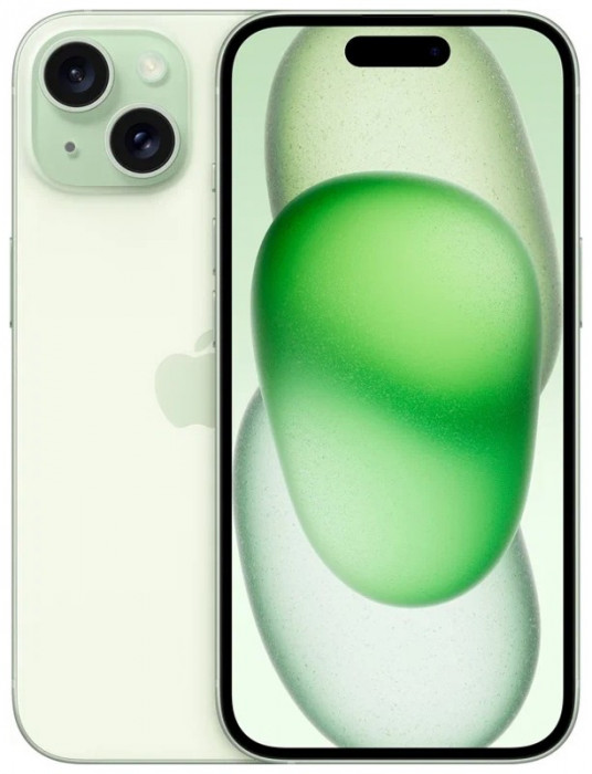Смартфон Apple iPhone 15 128GB Зеленый (Green) eSim | Фото 1 из 10