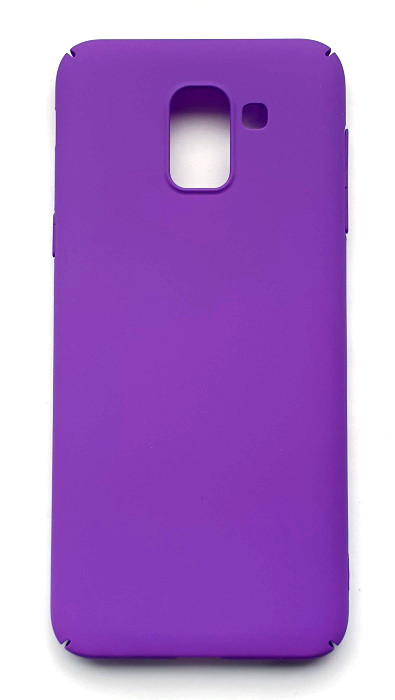 Чехол-накладка Silicone Cover для Samsung Galaxy J8 2018 Фиолетовый | Фото 1 из 2