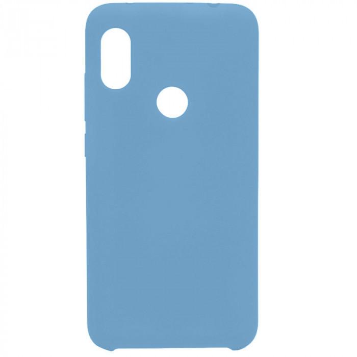 Чехол-накладка силиконовая Silicone Cover для Xiaomi Redmi Note 6 Pro Голубая | Фото 1 из 3