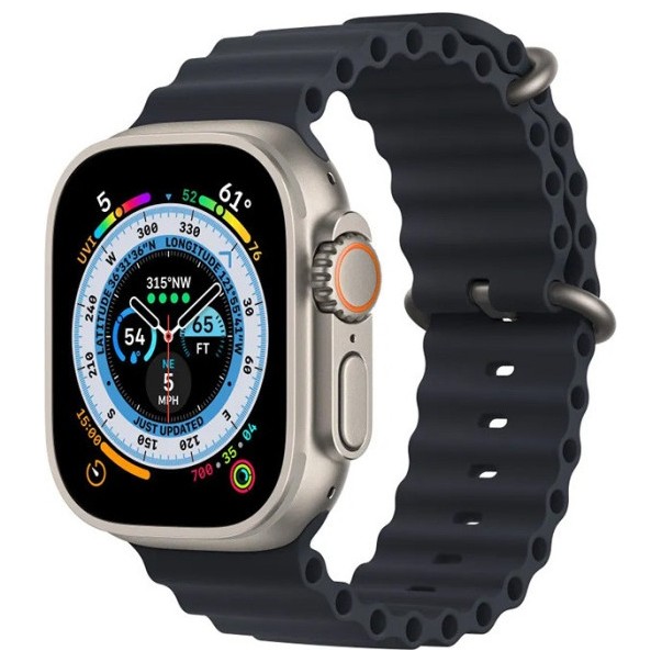Ремешок для Apple Watch 42/44/45/49mm Ocean Band Черный | Фото 2 из 2