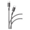 Кабель VLP Diamond Cable USB C - USB C, 1.2м, серый