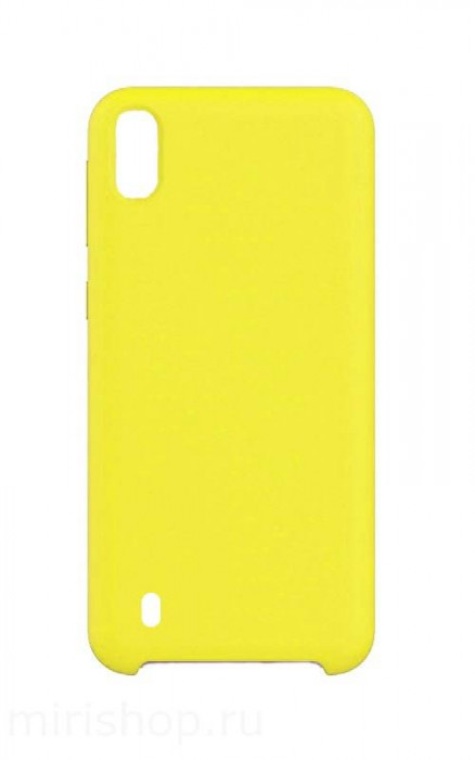 Чехол Silicone Cover для Samsung Galaxy A10 Желтый | Фото 1 из 2