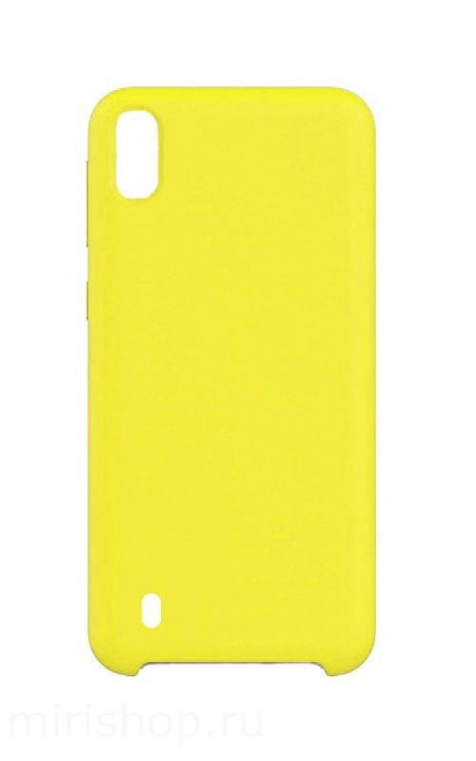 Чехол Silicone Cover для Samsung Galaxy A10 Желтый | Фото 2 из 2