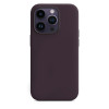 Чехол Silicone Case with Magsafe для iPhone 14 Pro Бордовый (Elderberry)