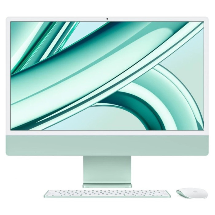 Моноблок Apple iMac 24" 2024 Retina 4,5K, M4 MD2Q4 (10-core CPU, 24/512GB, 16-core GPU) Зеленый (Green) | Фото 1 из 3