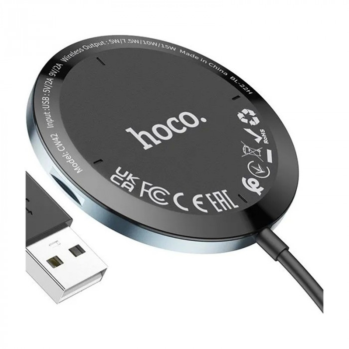 Автомобильный держатель с беспроводной зарядкой HOCO CW42 для iPhone Magsafe 15W | Фото 4 из 7