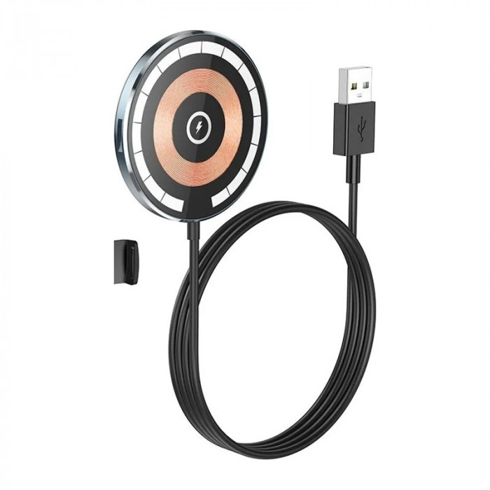 Автомобильный держатель с беспроводной зарядкой HOCO CW42 для iPhone Magsafe 15W | Фото 5 из 7