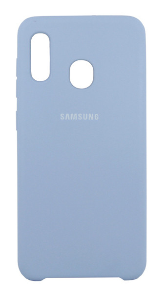 Чехол Silicone Cover для Samsung Galaxy A30 Голубой | Фото 2 из 3