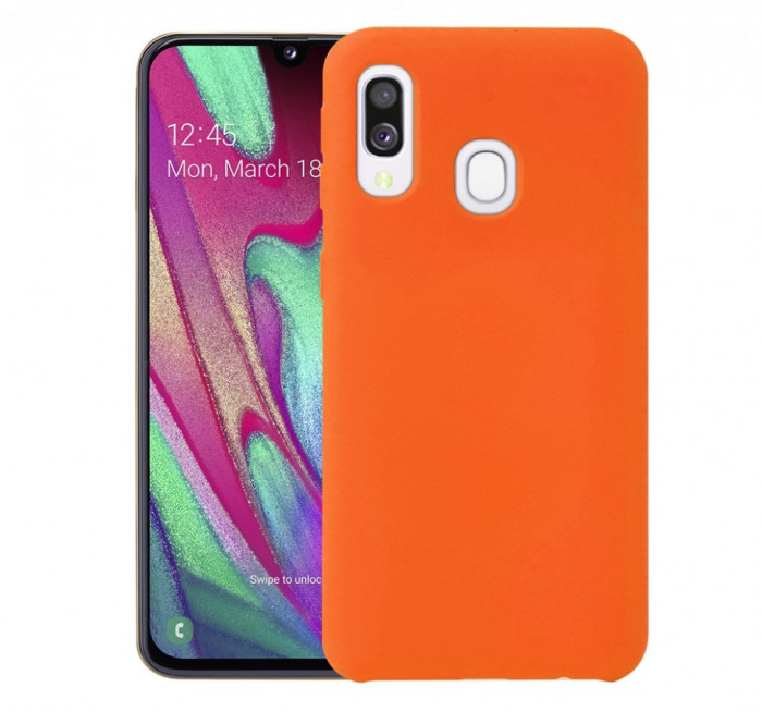Чехол-накладка Silicone Cover для Samsung Galaxy A40 Коралловый | Фото 1 из 2