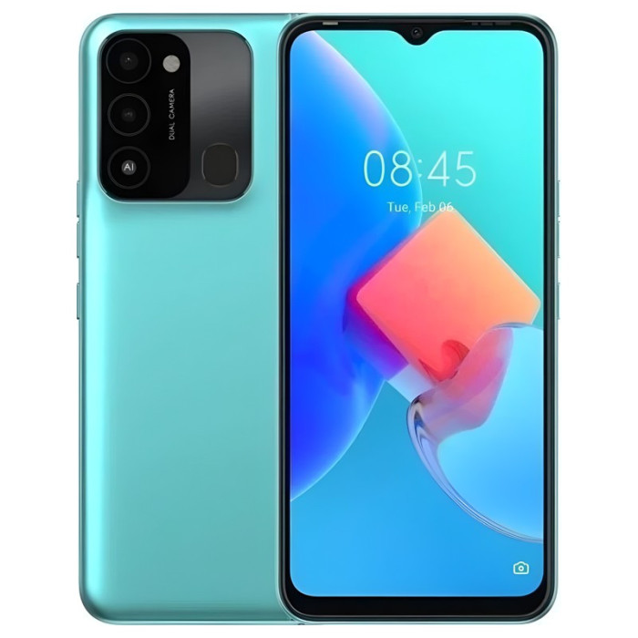 Смартфон Tecno Spark 8C 4/64GB Голубой (Turquoise Cyan) EAC