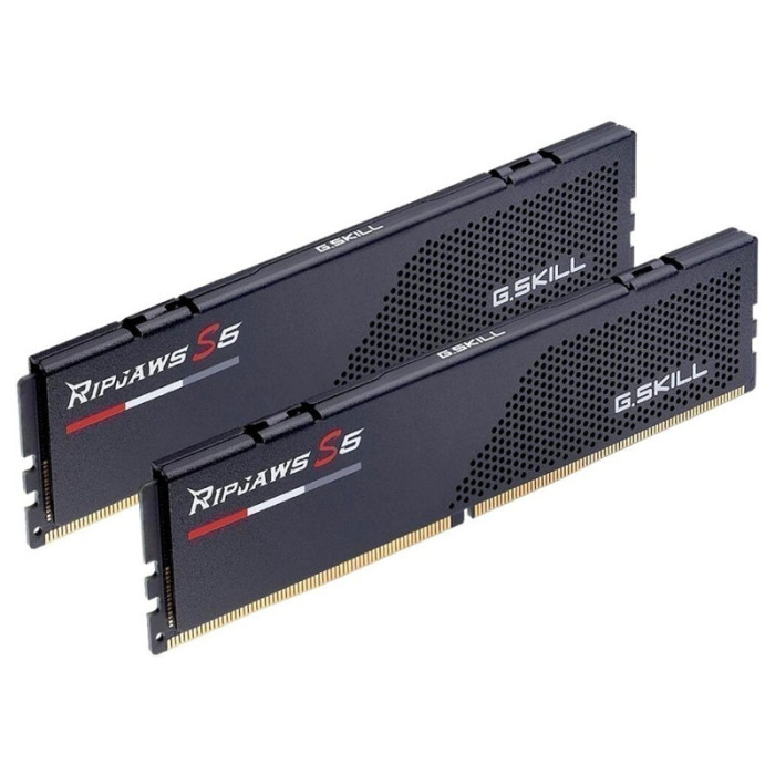 Оперативная память 64Gb DDR5 5600MHz G.Skill Ripjaws S5 (F5-5600J3636D32GX2-RS5K) (2x32Gb KIT) | Фото 1 из 1