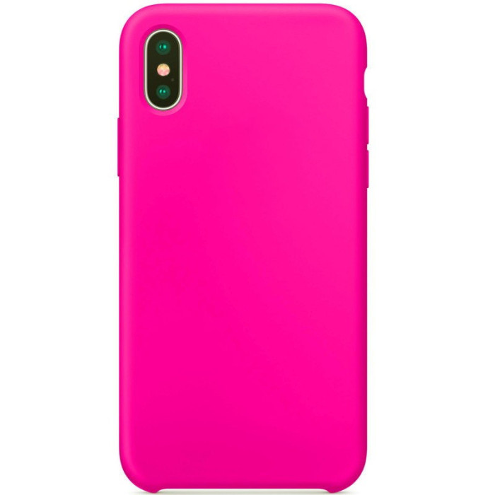 Чехол силиконовый для iPhone X Розовый | Фото 2 из 2