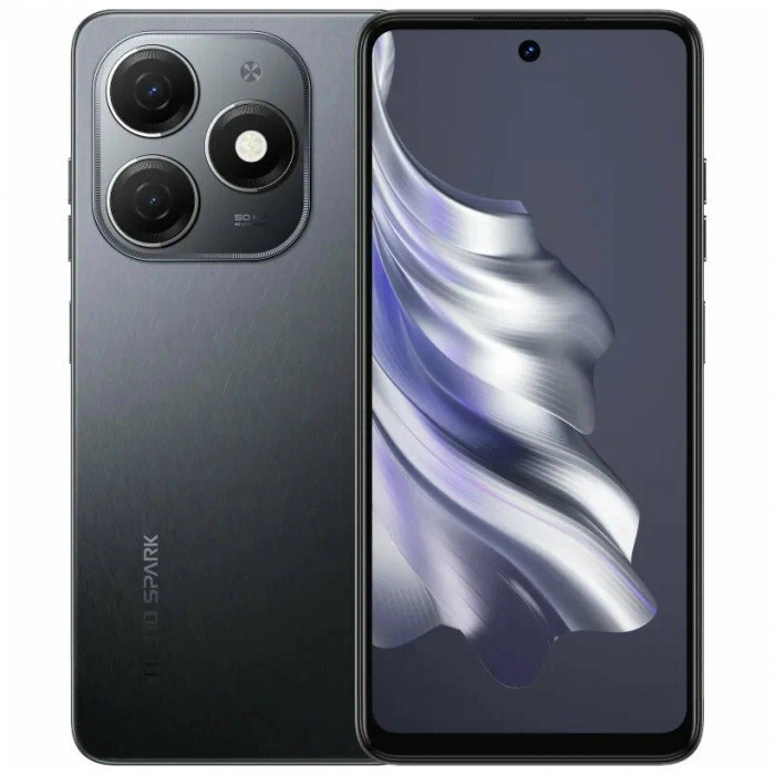 Смартфон Tecno Spark 20 8/256GB Черный (Mecha Black) EAC | Фото 1 из 8