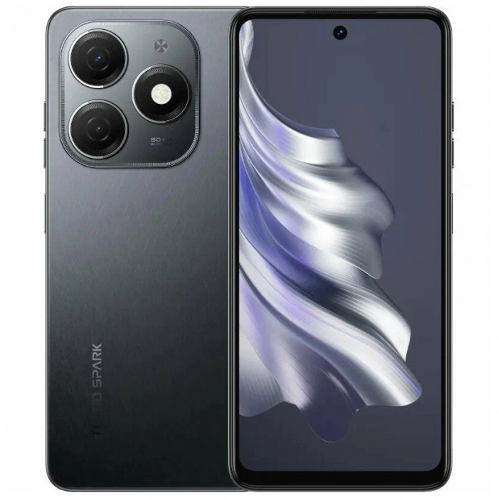 Смартфон Tecno Spark 20 8/256GB Черный (Mecha Black) EAC | Фото 8 из 8