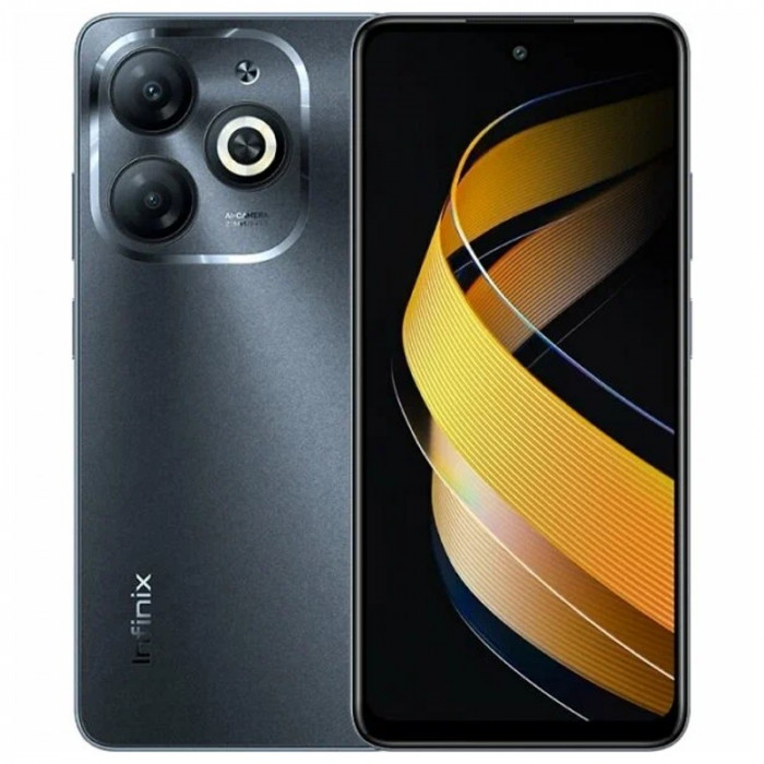 Смартфон Infinix Smart 8 4/128GB Черный EAC | Фото 1 из 4