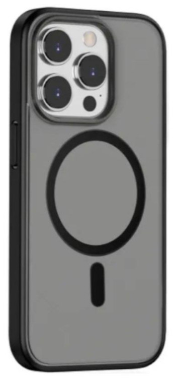 Чехол-накладка Gurdini Aurora Case with Magsafe для iPhone 15 Pro Черный (Black)