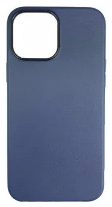 Чехол-накладка кожаная K-Doo Noble Collection (PC+PU) для Iphone 13 Pro Темно-синия | Фото 1 из 3