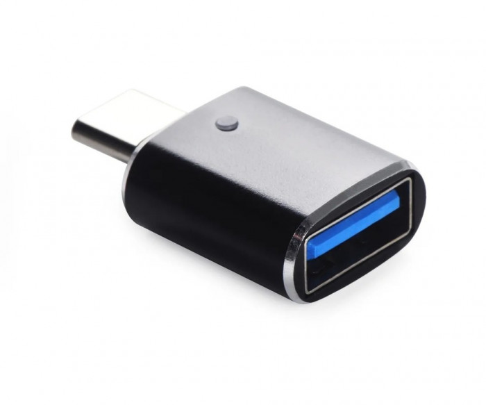 Переходник iNeez (OTG) Type-C to USB 3.0 converter + Flash для Macbook Черный (Black) | Фото 5 из 6