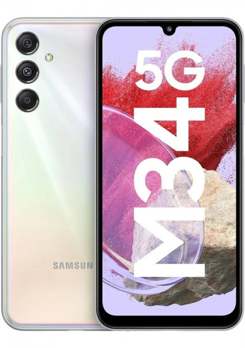 Смартфон Samsung Galaxy M34 5G 8/128GB Белый (White) | Фото 1 из 7