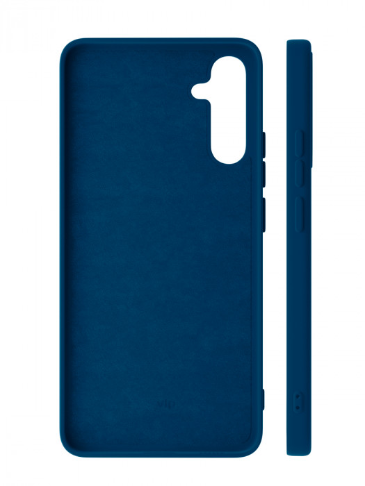 Чехол защитный VLP Silicone Case для Samsung Galaxy A34 темно-синий | Фото 2 из 4