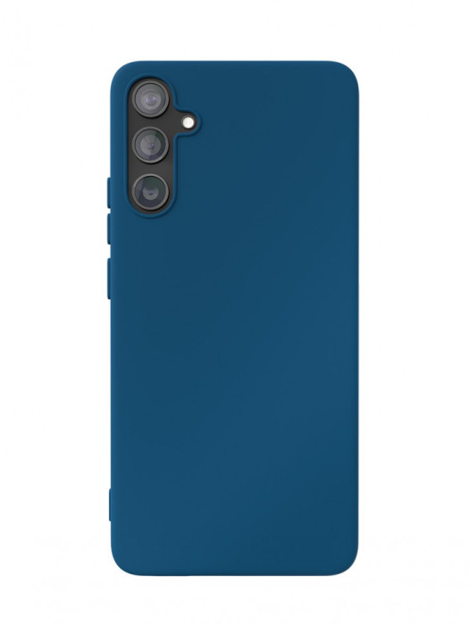 Чехол защитный VLP Silicone Case для Samsung Galaxy A34 темно-синий | Фото 4 из 4