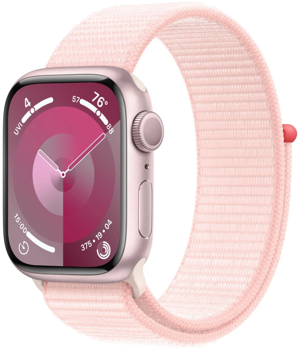 Умные часы Apple Watch Series 9 45mm Pink Aluminum Case with Pink Sport Loop