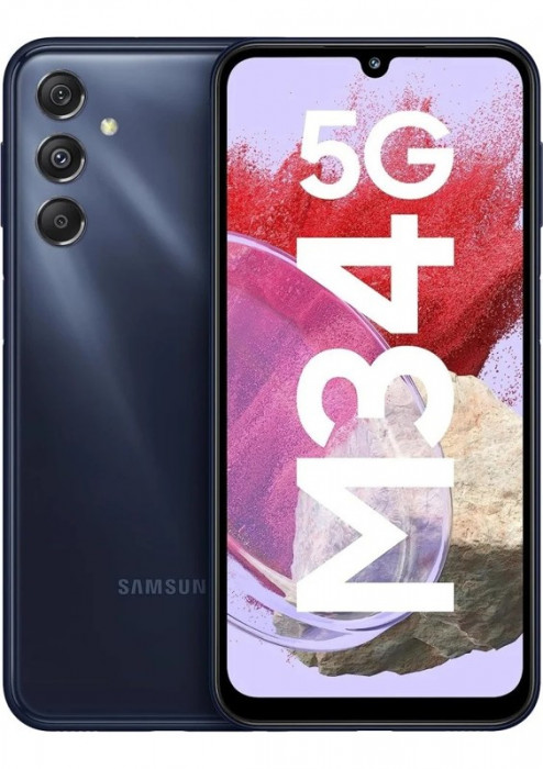 Смартфон Samsung Galaxy M34 5G 8/128GB Синий (Blue) | Фото 1 из 6