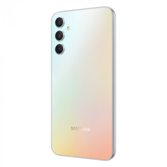 Смартфон Samsung Galaxy A34 5G 8/256GB Перламутр (Awesome Silver) | Фото 6 из 7