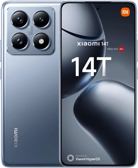 Смартфон Xiaomi 14T 12/256GB Синий (Titan Blue) | Фото 1 из 1