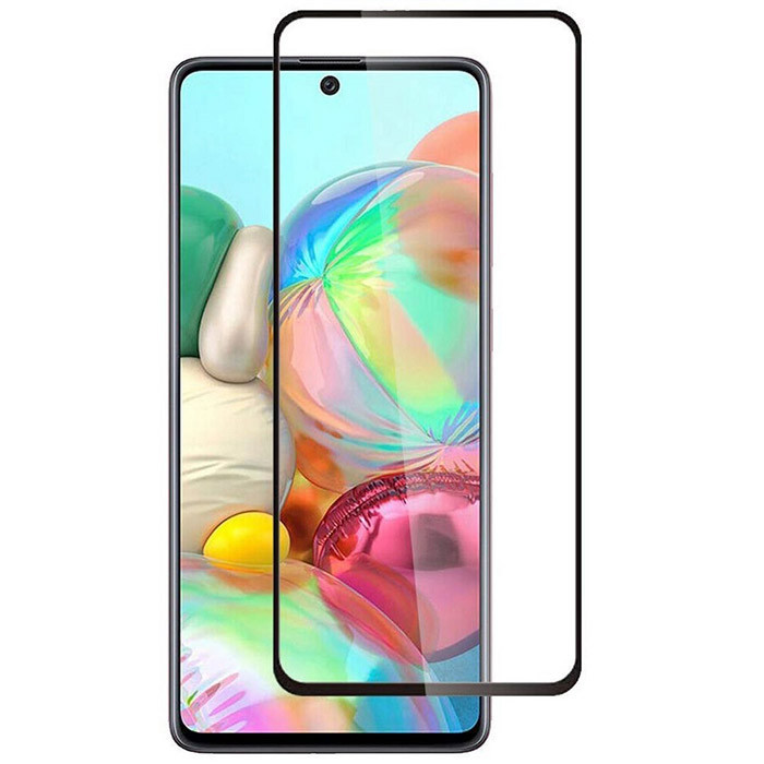 Защитное стекло для Samsung Galaxy A72 Черное тех.пак | Фото 2 из 2