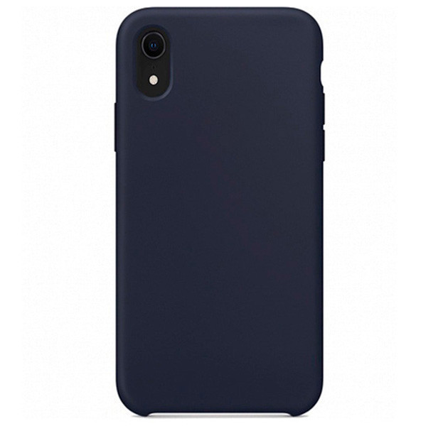 Чехол силиконовый для iPhone XR Темно-синий | Фото 3 из 3