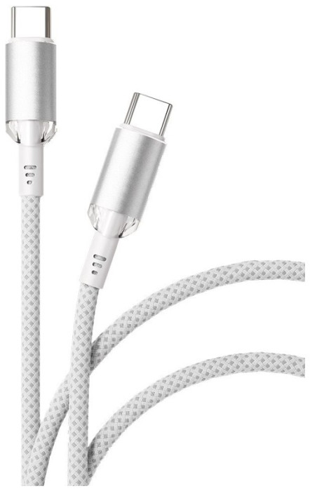 Кабель VLP Diamond Cable USB C - USB C 1.2m Белый | Фото 1 из 4