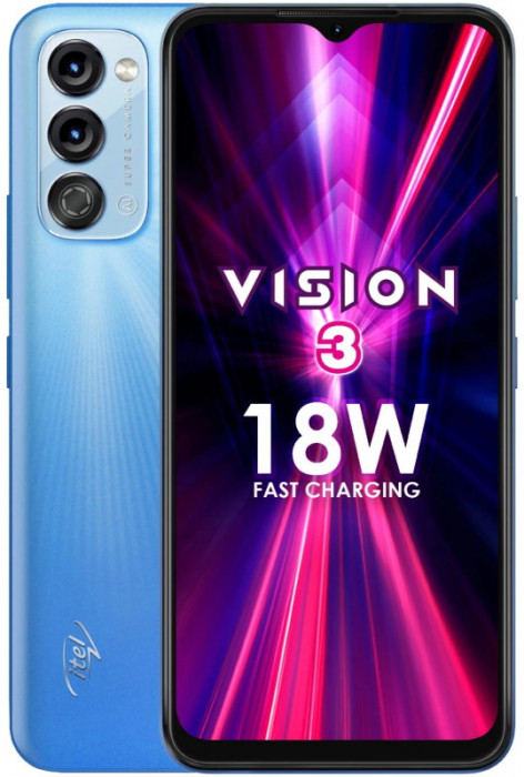 Смартфон Itel Vision 3 3/64GB Синий (Jewel Blue)