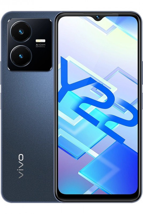 Смартфон Vivo Y22 4/64GB Синий (Starlit Blue) | Фото 1 из 6