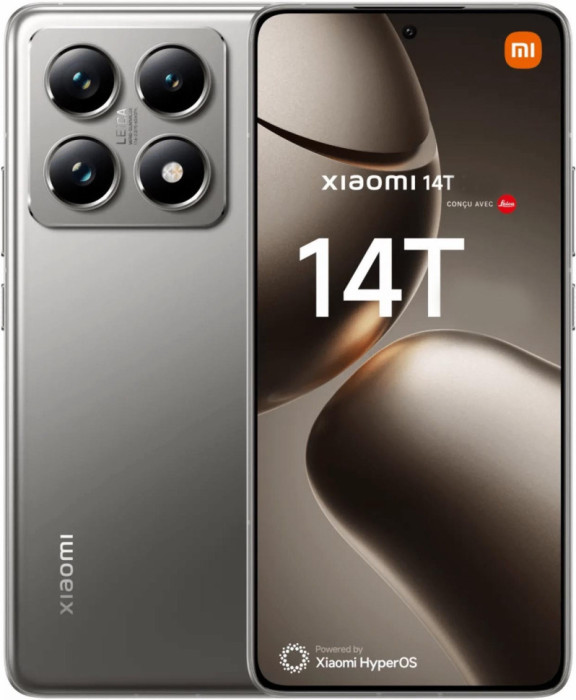 Смартфон Xiaomi 14T 12/256GB Серый (Titan Gray) | Фото 1 из 1