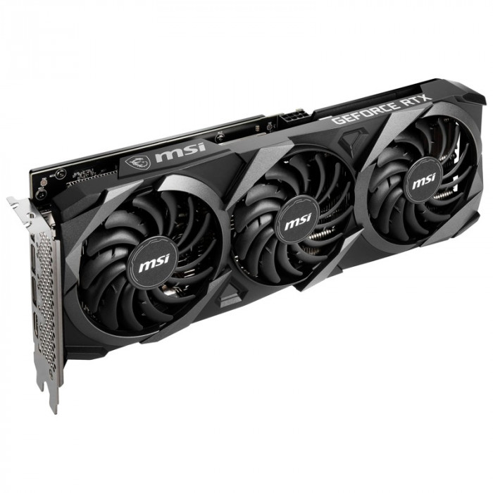 Видеокарта MSI GeForce RTX 3060 Ti VENTUS 3X 8G OC LHR, Retail