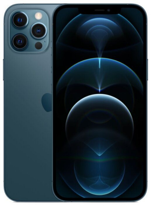 Смартфон Apple iPhone 12 Pro Max 256GB Тихоокеанский синий (Pacific Blue) | Фото 1 из 2