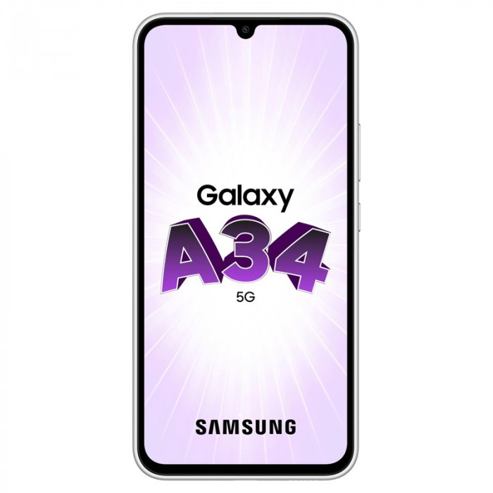 Смартфон Samsung Galaxy A34 5G 8/128GB Перламутр (Awesome Silver) | Фото 6 из 9