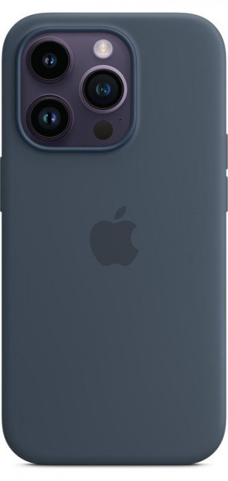 Чехол Silicone Case MagSafe для iPhone 14 Pro Strom Blue