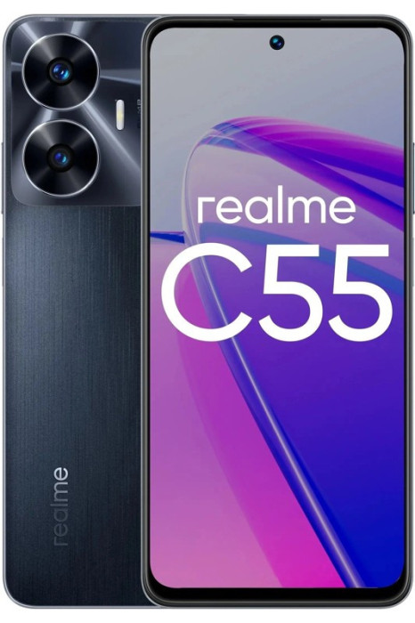 Смартфон Realme C55 8/256GB Черный (Mighty Black) EAC