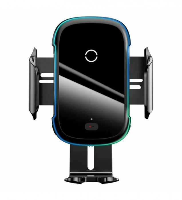 Автомобильный держатель Baseus Light Electric Holder Wireless Charger с беспроводной зарядкой 15W WXHW03-01 Черный | Фото 3 из 6